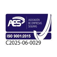Certificado AES ISO 9001:2015 de Guardacol BIC para el Sistema de Gestión de Calidad, con vigencia hasta junio de 2026, garantizando la excelencia en procesos de vigilancia y seguridad privada.